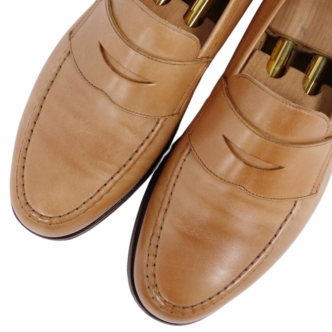 Crockett&Jones(クロケットアンドジョーンズ)のクロケット&ジョーンズ Crockett&Jones ローファー コインローファー BOSTON ボストン カーフレザー シューズ メンズ 8E(26.5cm相当) ブラウン メンズの靴/シューズ(ドレス/ビジネス)の商品写真