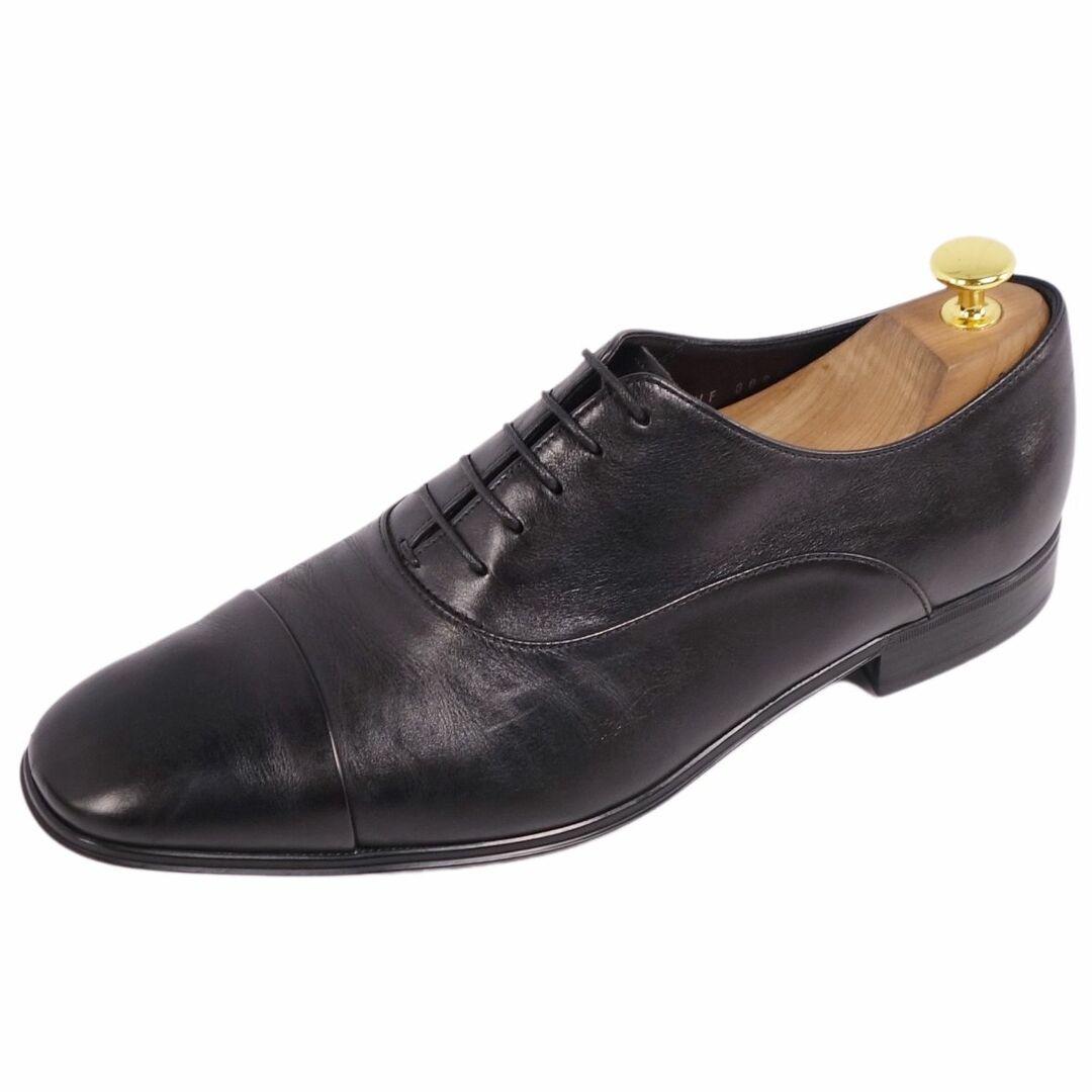 サルヴァトーレ フェラガモ Salvatore Ferragamo レザーシューズ オックスフォードシューズ カーフレザー 革靴 メンズ 7.5EE(25.5cm相当) ブラック