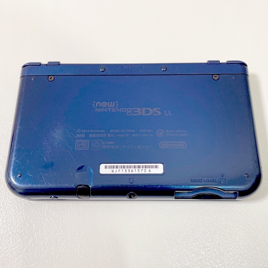 Newニンテンドー3DS LL メタリックブルー 本体 Nintendo 青 紺
