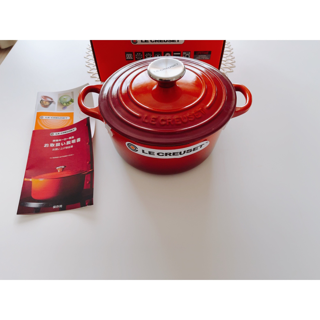 Le Creuset ルクルーゼ　ココットロンド　鍋　カイエン　18cm | フリマアプリ ラクマ