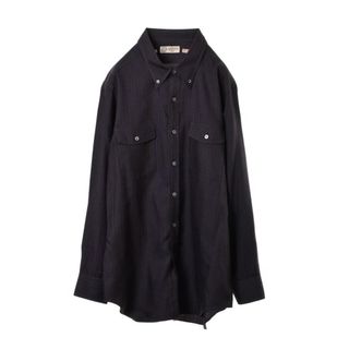 ランバン(LANVIN)のLANVIN シルク混 ストライプ シャツ(シャツ)