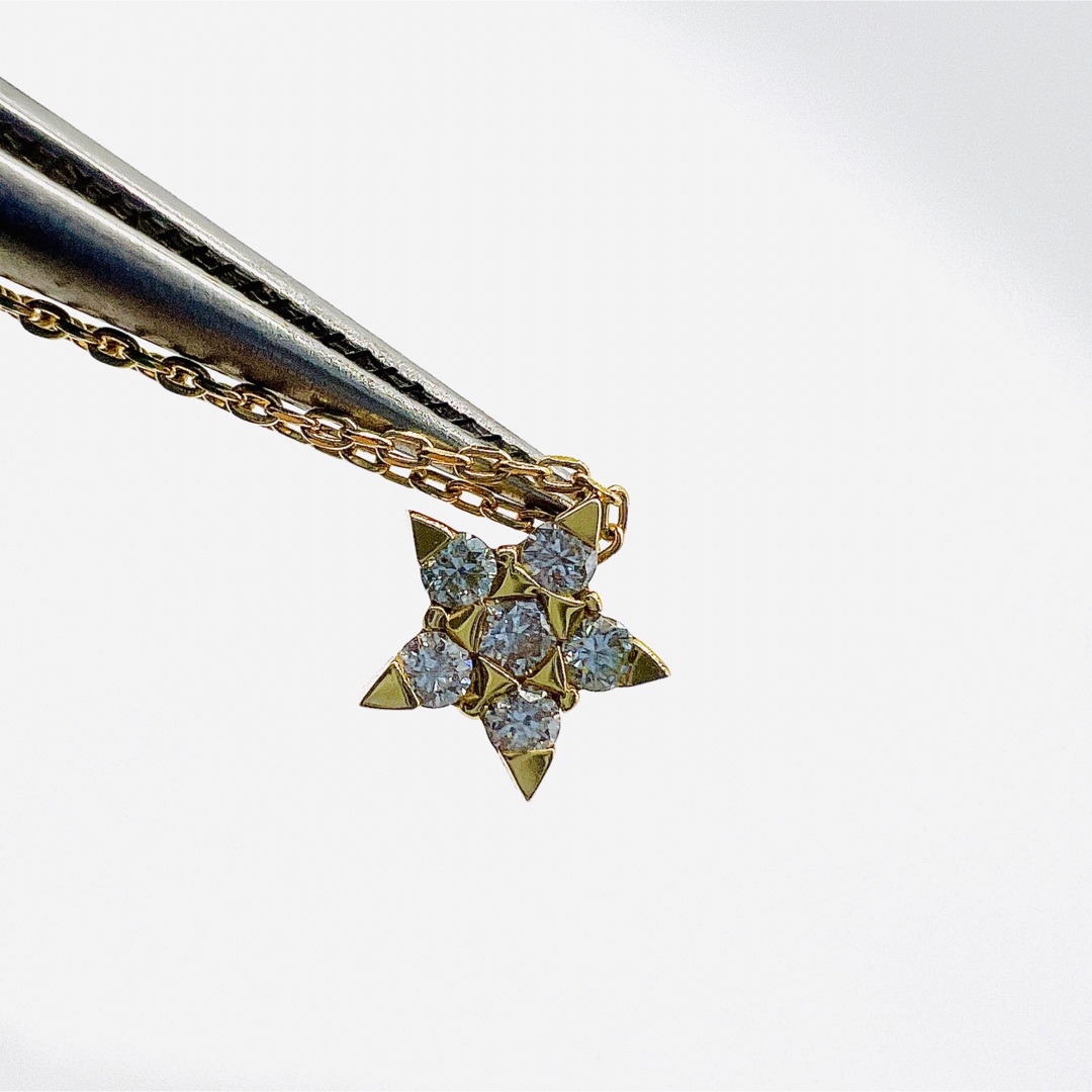 STAR JEWELRY(スタージュエリー)のK18  ダイヤモンド　スタージュエリー　ネックレス レディースのアクセサリー(ネックレス)の商品写真