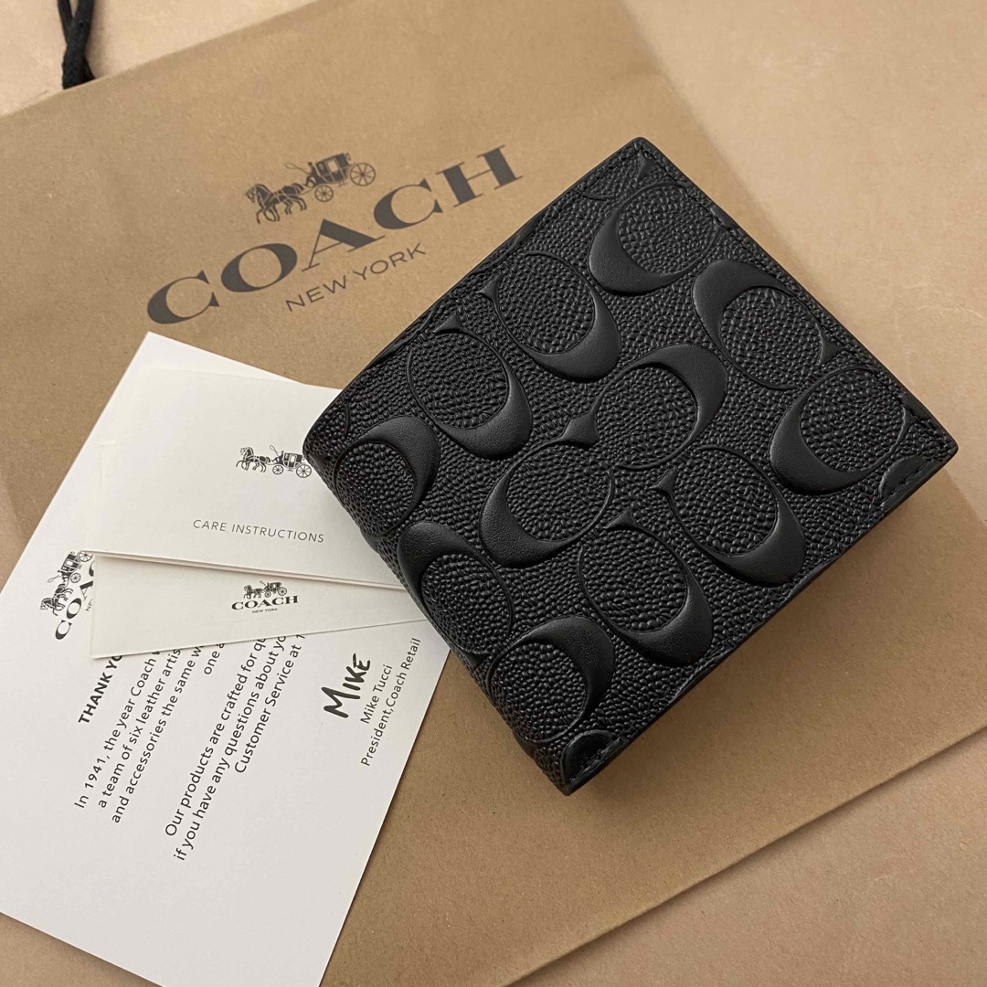 COACH - 折り財布 ミニ財布 二つ折り財布 コインケース 小銭入れ ...