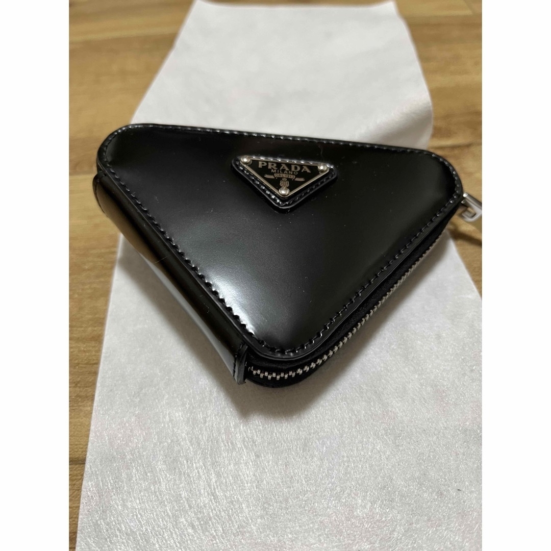 PRADA プラダ 1TL433 トライアングル ミニポーチ ブラック