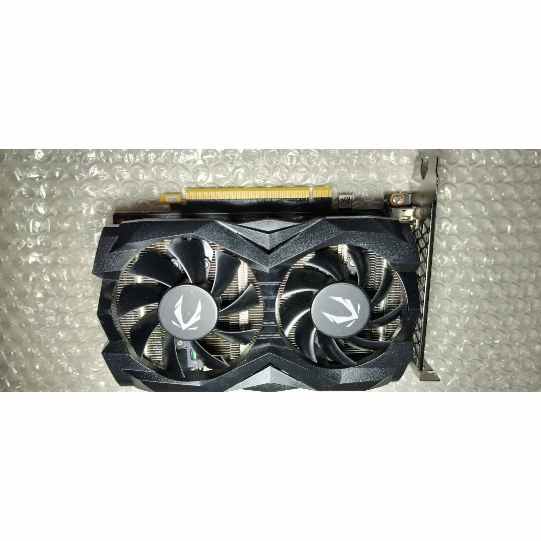 中古 ZOTAC GAMING GeForce GTX 1660 SUPER スマホ/家電/カメラのPC/タブレット(PCパーツ)の商品写真