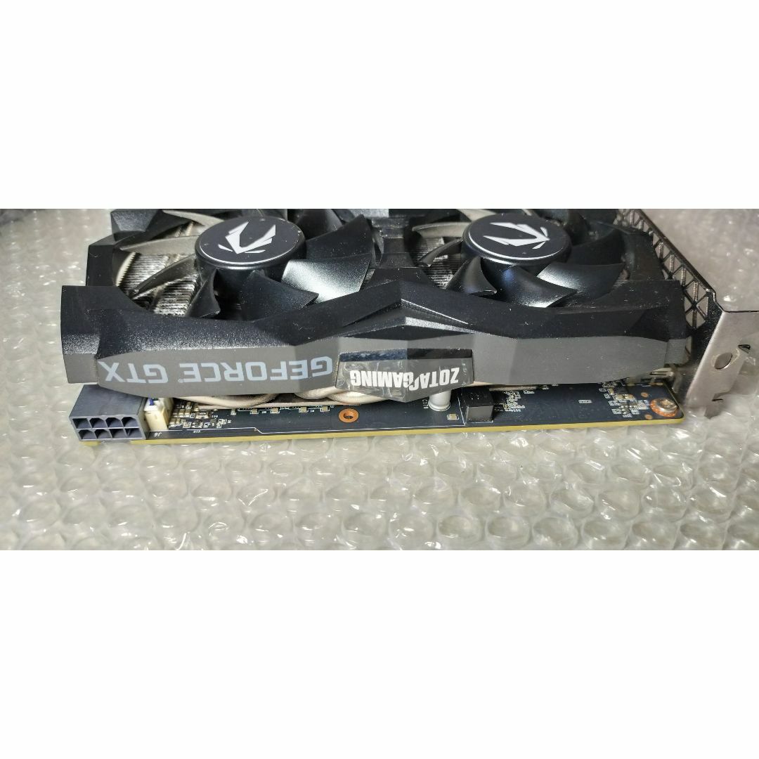 中古 ZOTAC GAMING GeForce GTX 1660 SUPER スマホ/家電/カメラのPC/タブレット(PCパーツ)の商品写真