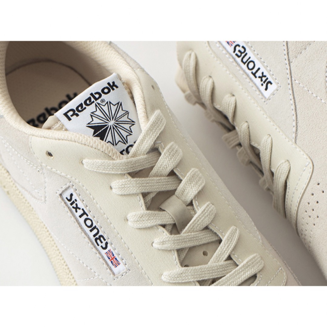 Reebok×SixTONESコラボ 25.5cmクリーム