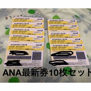 エーエヌエー(ゼンニッポンクウユ)(ANA(全日本空輸))のANA株主優待10枚セット　最新券　2023.12.1〜2024.1130搭乗分(その他)