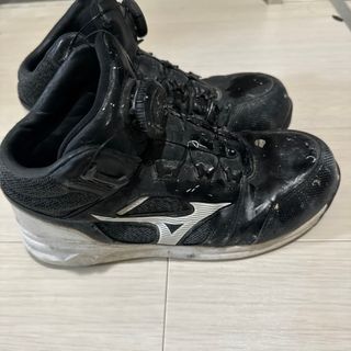 MIZUNO 安全靴 LSⅡ BOA ミズノ グリーン×ゴールド　27.5cm