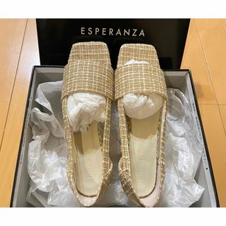 エスペランサ(ESPERANZA)のESPERANZA / スクエアトゥサイドラインオープントゥパンプス(ハイヒール/パンプス)