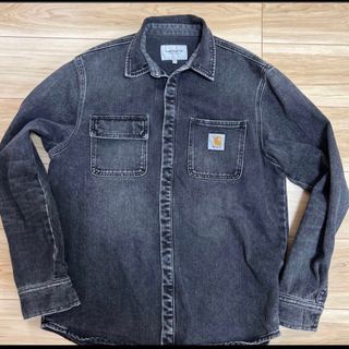 carhartt カーハート ブラックデニム　ジャケット デニムシャツ