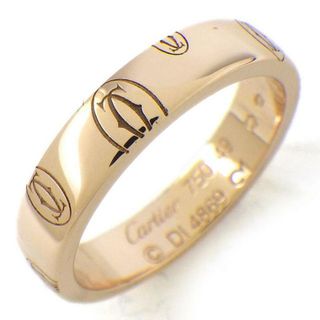 カルティエ(Cartier)のカルティエ Cartier リング ハッピーバースデー SM C2 2C ロゴ K18PG 9号 / #49 【箱・保付き】 【中古】(リング(指輪))