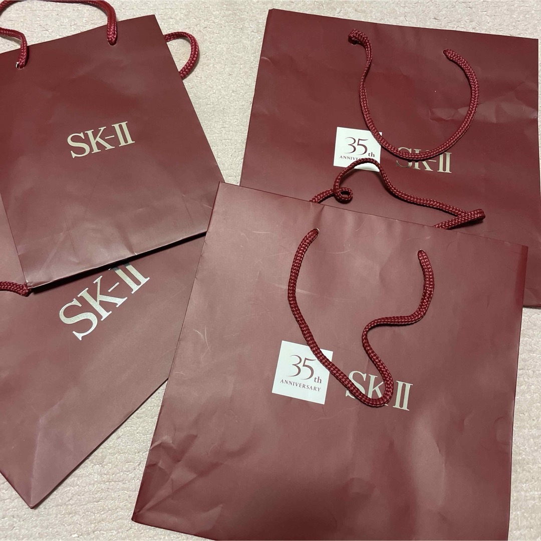 SK-II(エスケーツー)のSK-II 紙袋4枚 レディースのバッグ(ショップ袋)の商品写真