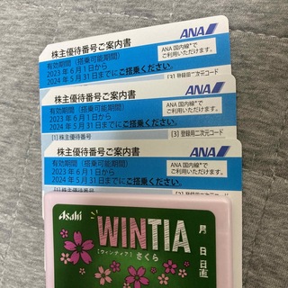 エーエヌエー(ゼンニッポンクウユ)(ANA(全日本空輸))のANA 株主優待　3枚セット(航空券)