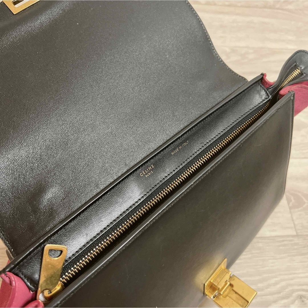 CELINE⭐︎セリーヌ 正規品 トラペーズ ピンク スウェード - バッグ