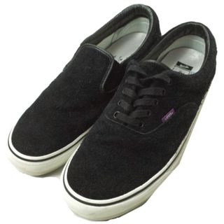 ニードルス(Needles)のNeedles x VANS VAULT ニードルス ヴァンズ ボルト 22AW 別注 ERA SLIP-ON アシンメトリー エラ スリッポン US11(29cm) ブラック スニーカー シューズ【中古】【Needles × VANS VAULT】(スニーカー)