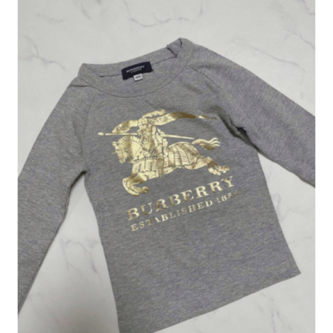 BURBERRY(バーバリー)のバーバリー　Burberry 長袖Tシャツ　100 キッズ/ベビー/マタニティのキッズ服男の子用(90cm~)(Tシャツ/カットソー)の商品写真