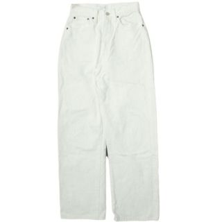 CIOTA シオタ 日本製 ホワイト スビンコットン 13.5oz ワイドデニムパンツ PTL-28WA 27 WHITE ジップフライ ジーンズ ボトムス【中古】【CIOTA】(デニム/ジーンズ)