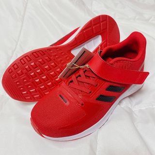 アディダス(adidas)の新品未使用  adidas キッズ スニーカー ランニング レッド(スニーカー)