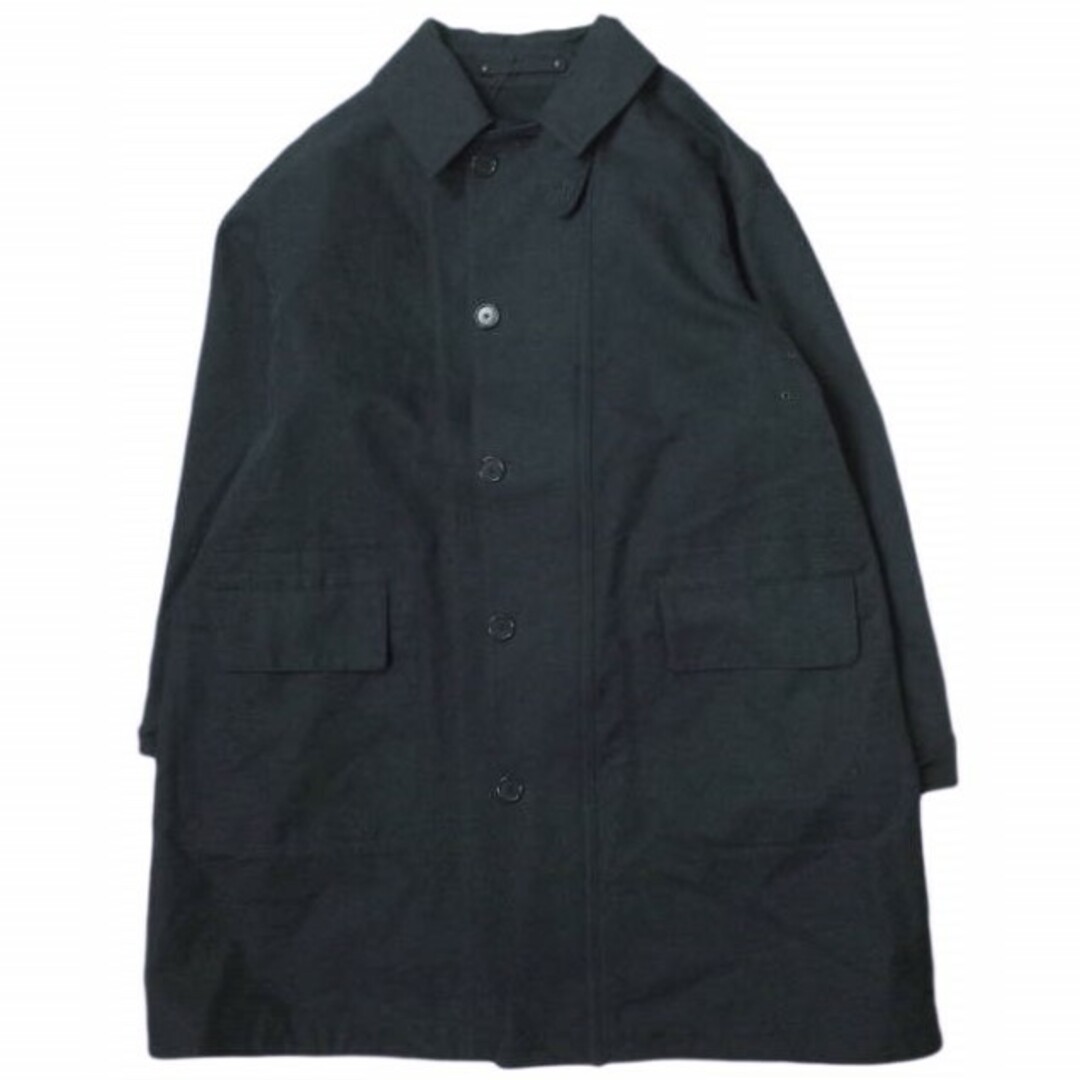 A.PRESSE アプレッセ 22AW 日本製 Motorcycle Half Coat モーターサイクルハーフコート 22AAP-01-01H 3 NAVY ステンカラー アウター【中古】【A.PRESSE】 メンズのジャケット/アウター(ステンカラーコート)の商品写真