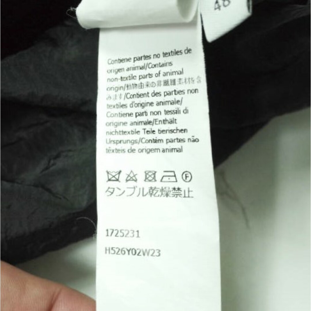 LOEWE ロエベ 22AW イタリア製 HOODED TEXTURED NYLON PARKA フーデッドテクスチャーナイロンジャケット H526Y50X008 48 BLACK アウター【新古品】【LOEWE】