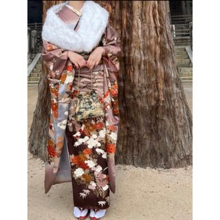 振袖(グレー/灰色系)の通販 200点以上(レディース) | お得な新品