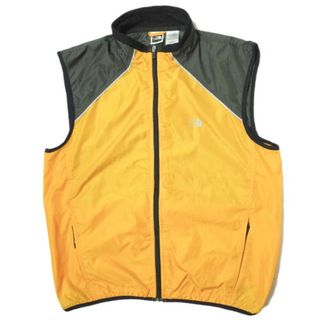 ザノースフェイス(THE NORTH FACE)のTHE NORTH FACE ザ・ノースフェイス リップストップナイロン ジップアップベスト L イエロー STOW POCKET トップス【中古】【THE NORTH FACE】(ベスト)