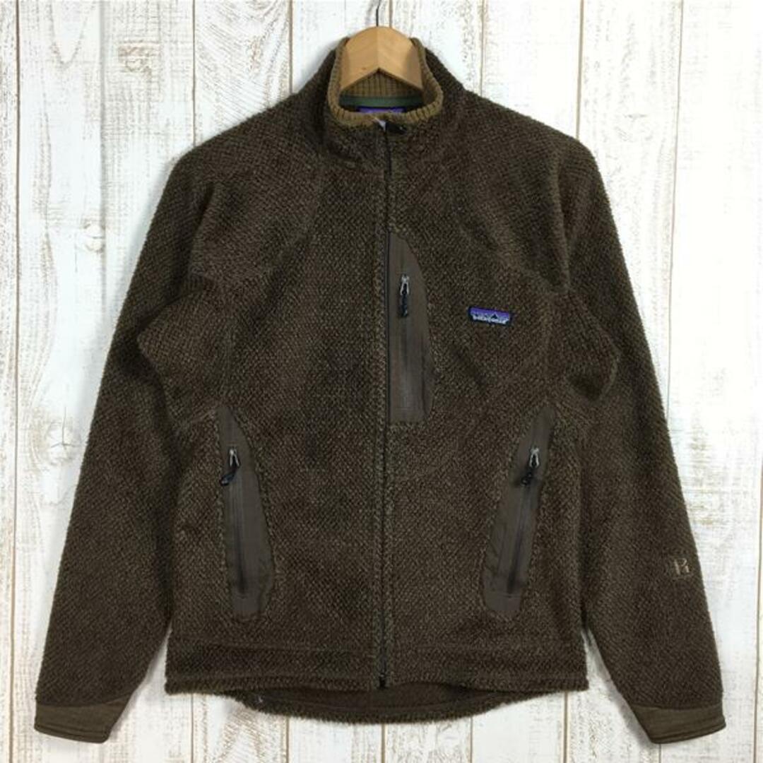 MENs S  パタゴニア 2009 R2 ジャケット R2 JACKET レギュレーター ポーラテック サーマルプロ フリース 生産終了モデル 入手困難 PATAGONIA 25135 HEN Henna Brown ブラウン系無傷