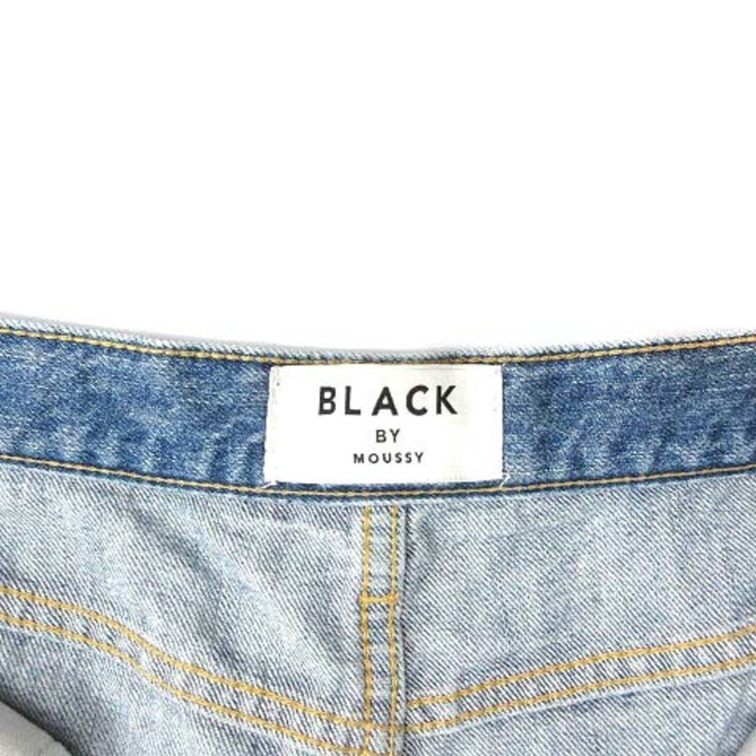 BLACK by moussy(ブラックバイマウジー)のブラック バイ マウジー ウィラ ブルー デニム パンツ テーパード ジーンズ レディースのパンツ(デニム/ジーンズ)の商品写真