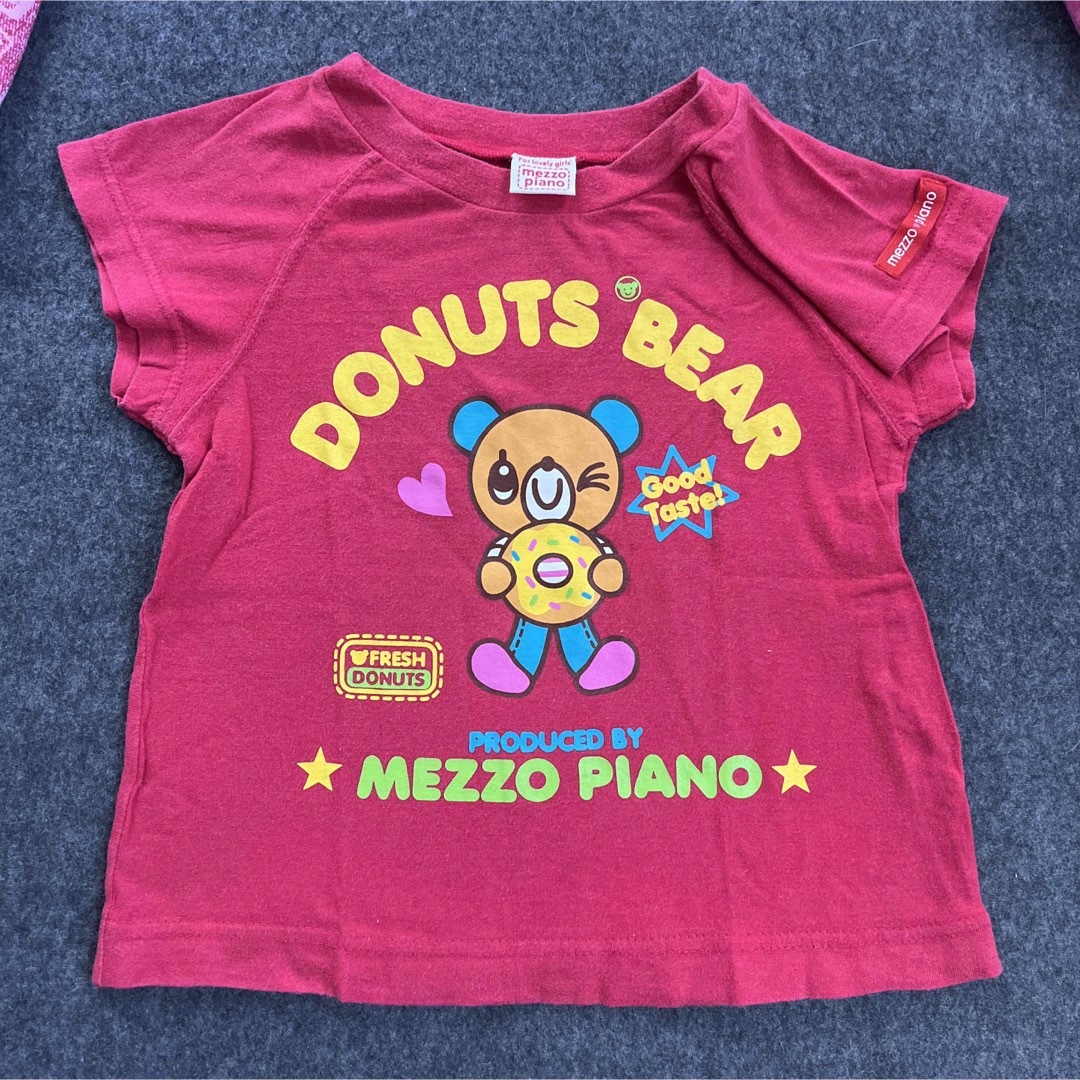 mezzo piano(メゾピアノ)のメゾピアノ　Tシャツ　3枚セット キッズ/ベビー/マタニティのキッズ服女の子用(90cm~)(Tシャツ/カットソー)の商品写真