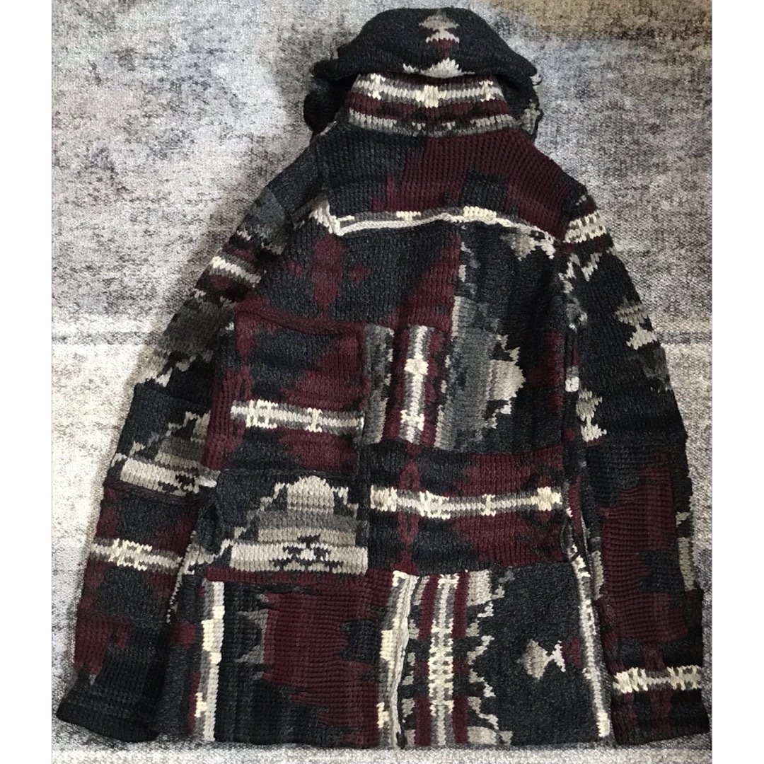 別格のパッチワーク×ネイティブ柄 ラルフローレン ニット 別格のパッチワーク×ネイティブ柄 ラルフローレン ニット