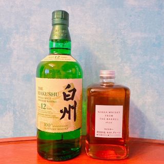 サントリー(サントリー)の【2本】サントリー ウイスキー 白州 フロムザバレル(ウイスキー)