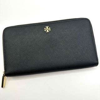 トリーバーチ(Tory Burch)の【美品✨】トリーバーチ エマーソン ラウンドファスナー 長財布  ブラック(財布)