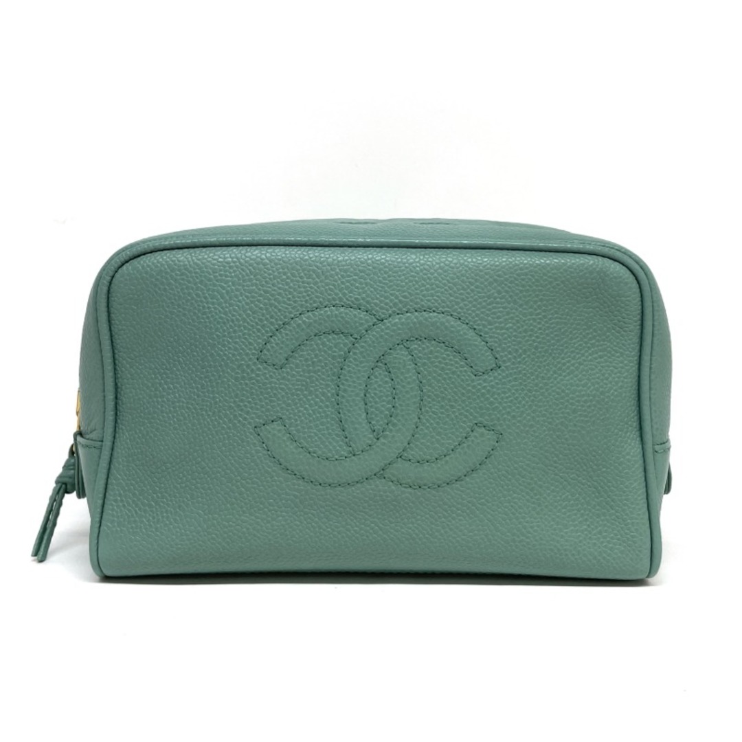 CHANEL - シャネル キャビアスキン バッグ バニティバッグ ポーチ