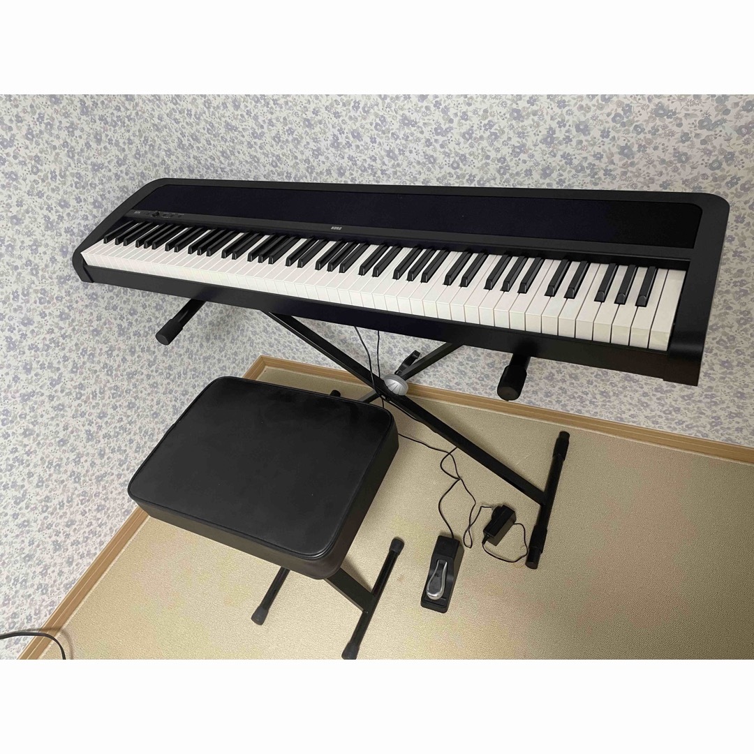 KORG コルグ 電子ピアノ B2N 88鍵 ライトタッチ鍵盤 ダンパーペダル