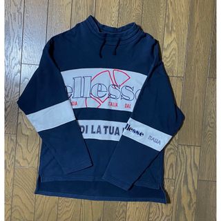 ellesse - 古着 エレッセ トレーナー PERUGIA ITALIA ビンテージ 紺