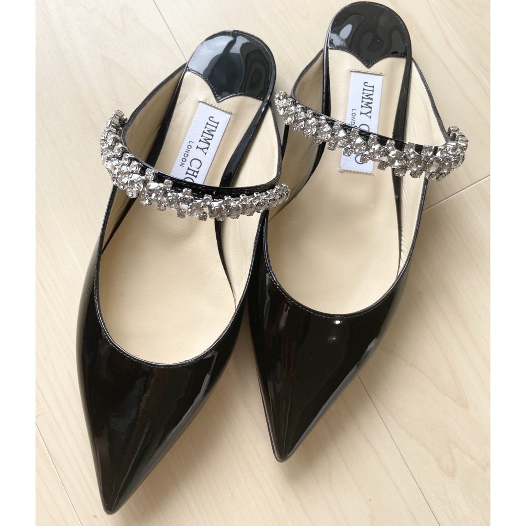 JIMMY CHOO(ジミーチュウ)の【新品未使用】JIMMYCHOO/ジミーチュウ/Bing Flat/ミュール レディースの靴/シューズ(ミュール)の商品写真