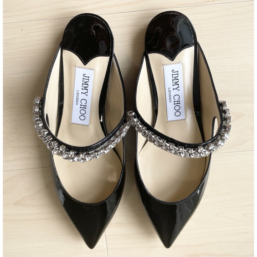 JIMMY CHOO(ジミーチュウ)の【新品未使用】JIMMYCHOO/ジミーチュウ/Bing Flat/ミュール レディースの靴/シューズ(ミュール)の商品写真