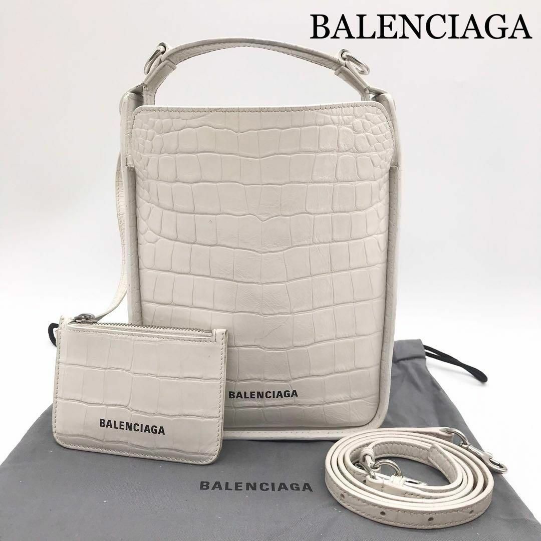 Balenciaga(バレンシアガ)の【美品】BALENCIAGA Tool 2.0 NS XS クロコ ハンドバッグ レディースのバッグ(ショルダーバッグ)の商品写真