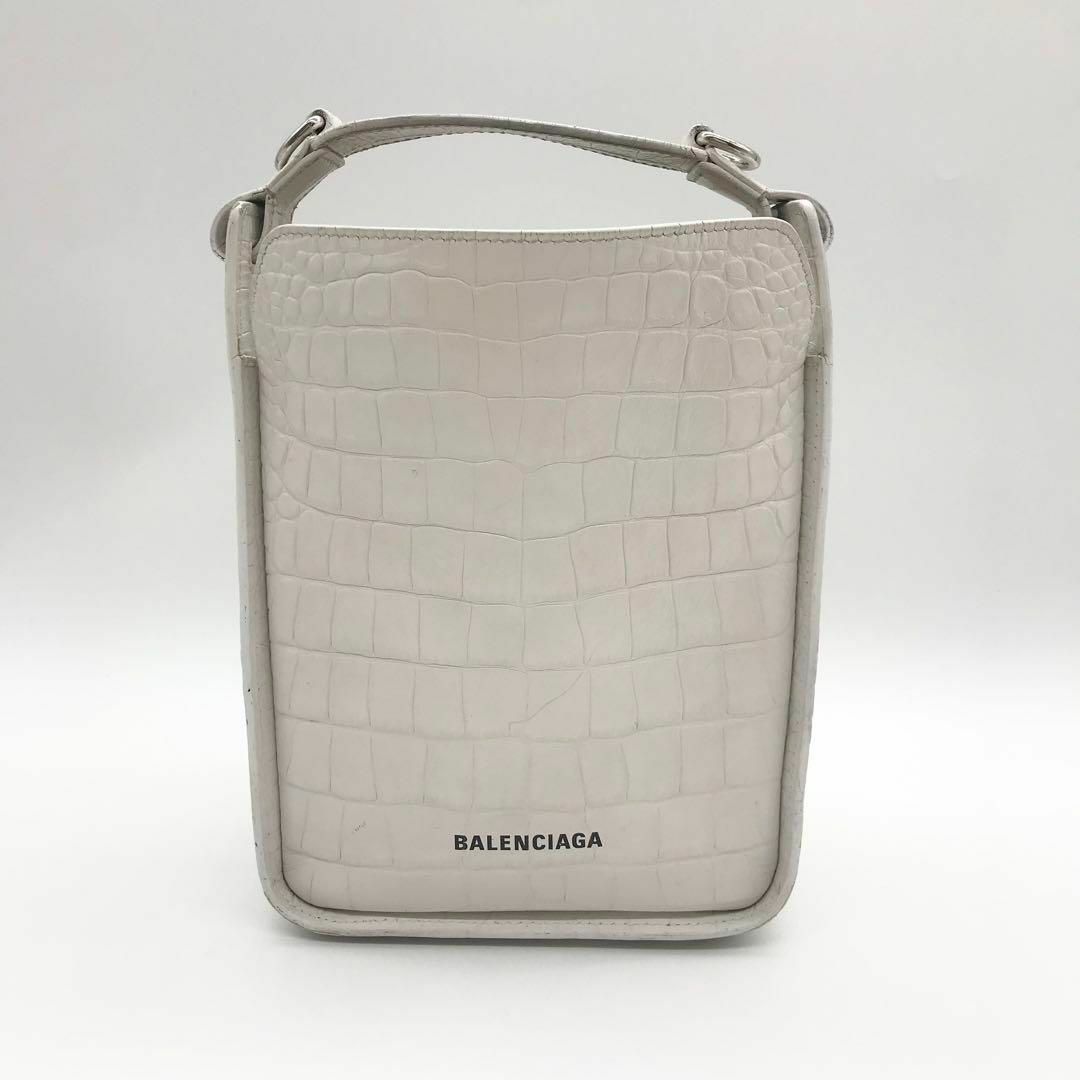 Balenciaga(バレンシアガ)の【美品】BALENCIAGA Tool 2.0 NS XS クロコ ハンドバッグ レディースのバッグ(ショルダーバッグ)の商品写真