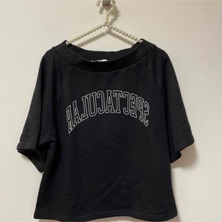 ジーユー(GU)のGUスウェット生地Tシャツ(Tシャツ(半袖/袖なし))