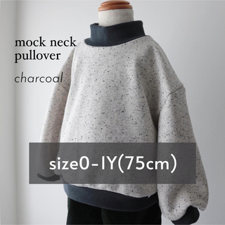 mock neck pullover(0-1Y)(トレーナー)