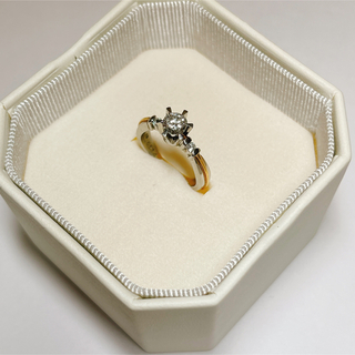0.514ct ダイヤモンドリング　プラチナとゴールドのコンビ(リング(指輪))
