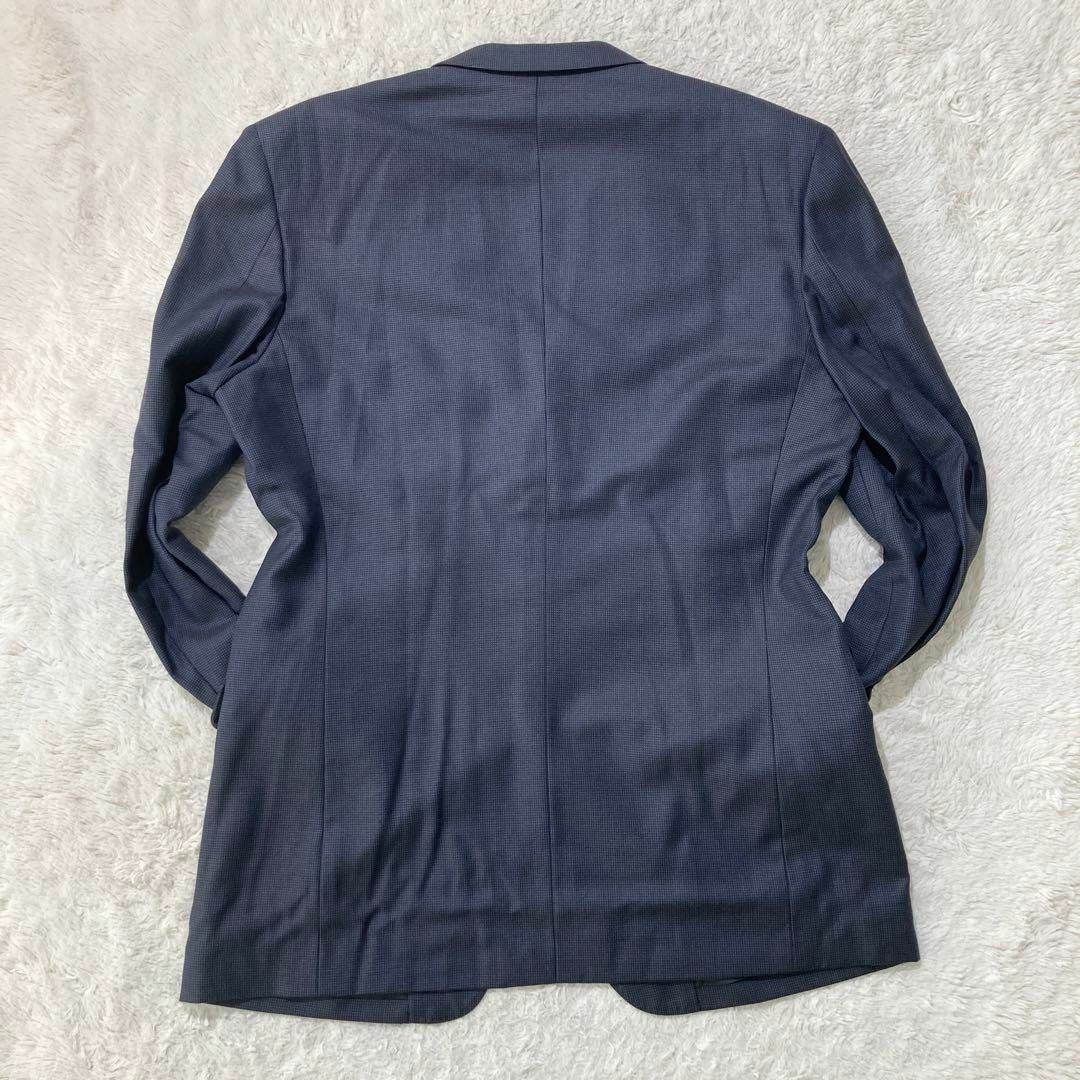 【極美品】Paul Smith ポールスミス 高級スーツ ネイビー ウール LL