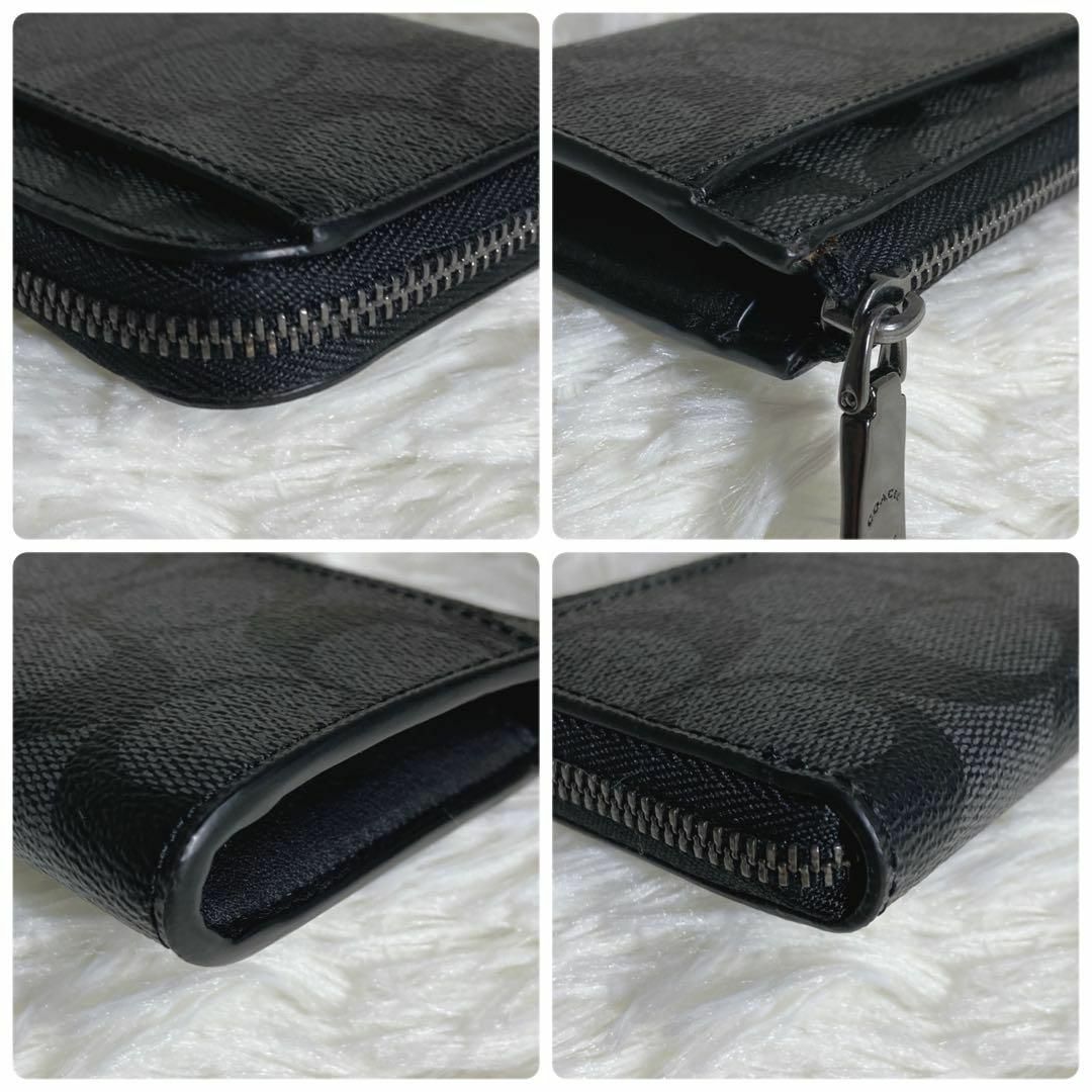 【極美品】coach コーチ コインケース シグネチャー PVCレザー