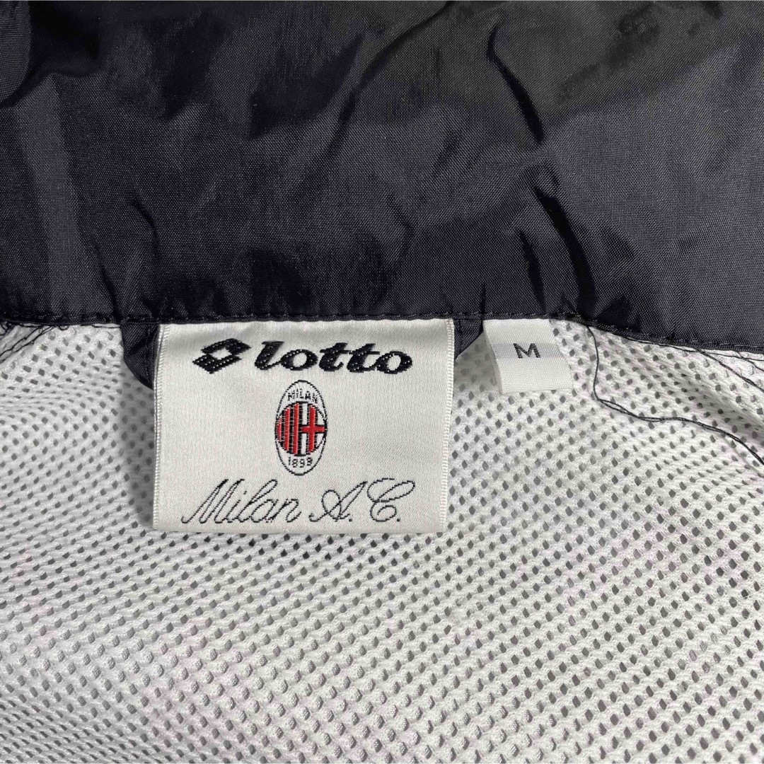 【希少品】90s LOTTO x AC MILAN ナイロン トラックジャケット