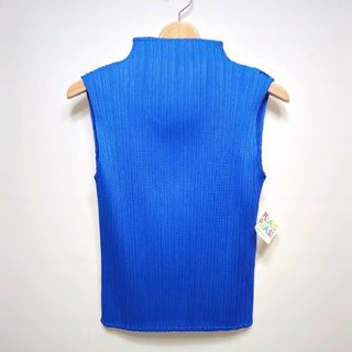 プリーツプリーズイッセイミヤケ(PLEATS PLEASE ISSEY MIYAKE)の★希少 1987 日本製 PLEATS PLEASE ノースリーブ カットソー(カットソー(半袖/袖なし))