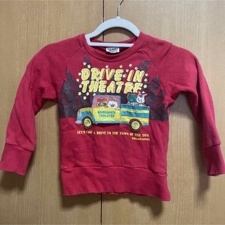スーパーブーホームズ(SUPER BOO HOMES)のブーホームズ　トレーナー　赤いトラック　110cm(Tシャツ/カットソー)