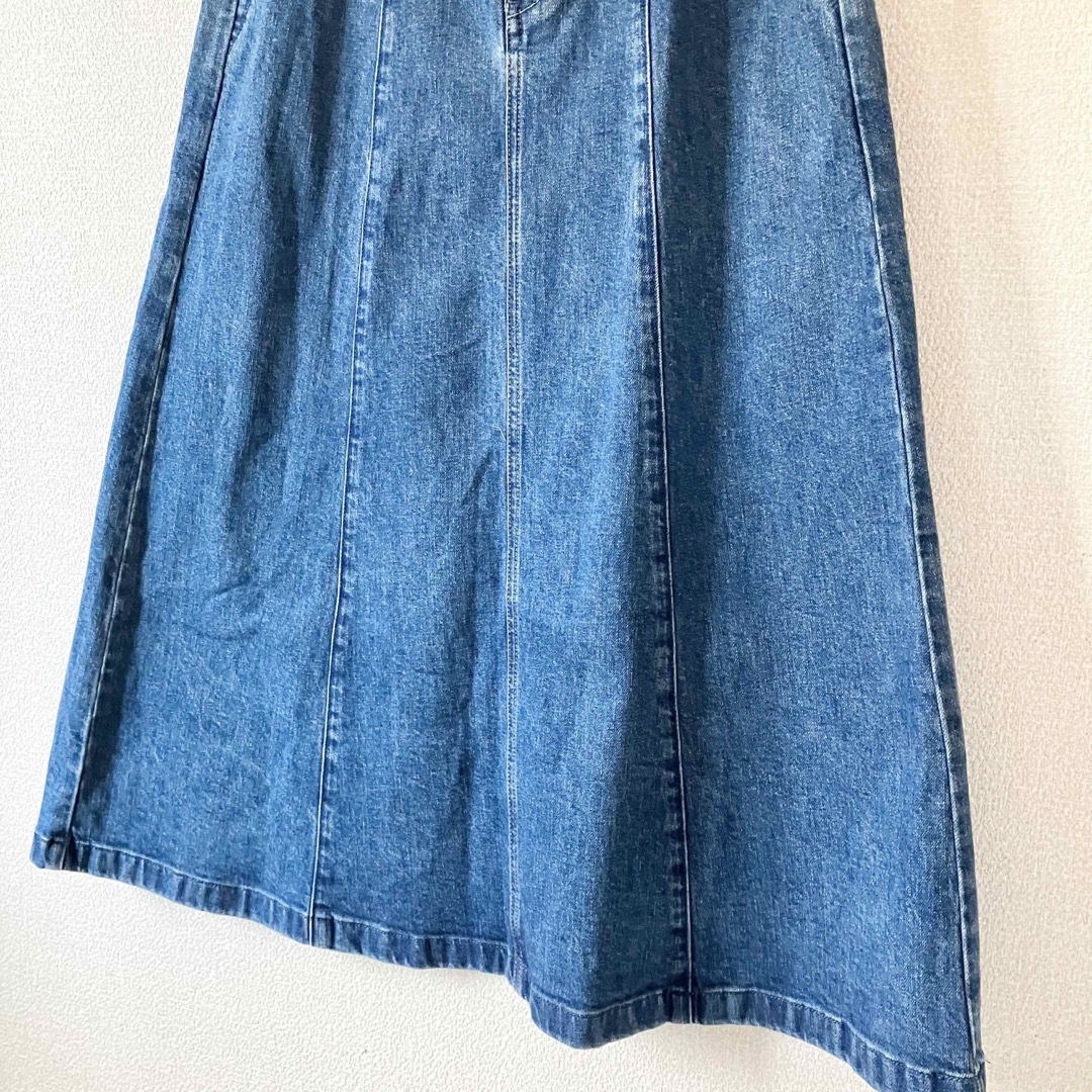 YANUK Center Seam Skirt Aライン フレア デニムスカート