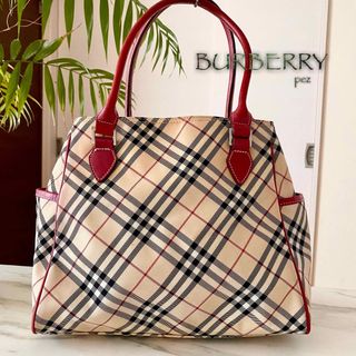 バーバリーブルーレーベル(BURBERRY BLUE LABEL)の正規品 BURBERRY バーバリー レザートートバッグ(ハンドバッグ)